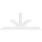 Ekena Millwork Richland Architectural Grade PVC Gable Bracket, 96"W x 40"H x 4"D x 6"F, 10/12 Pitch GBP096X40X0406RIC00 - alternate 5